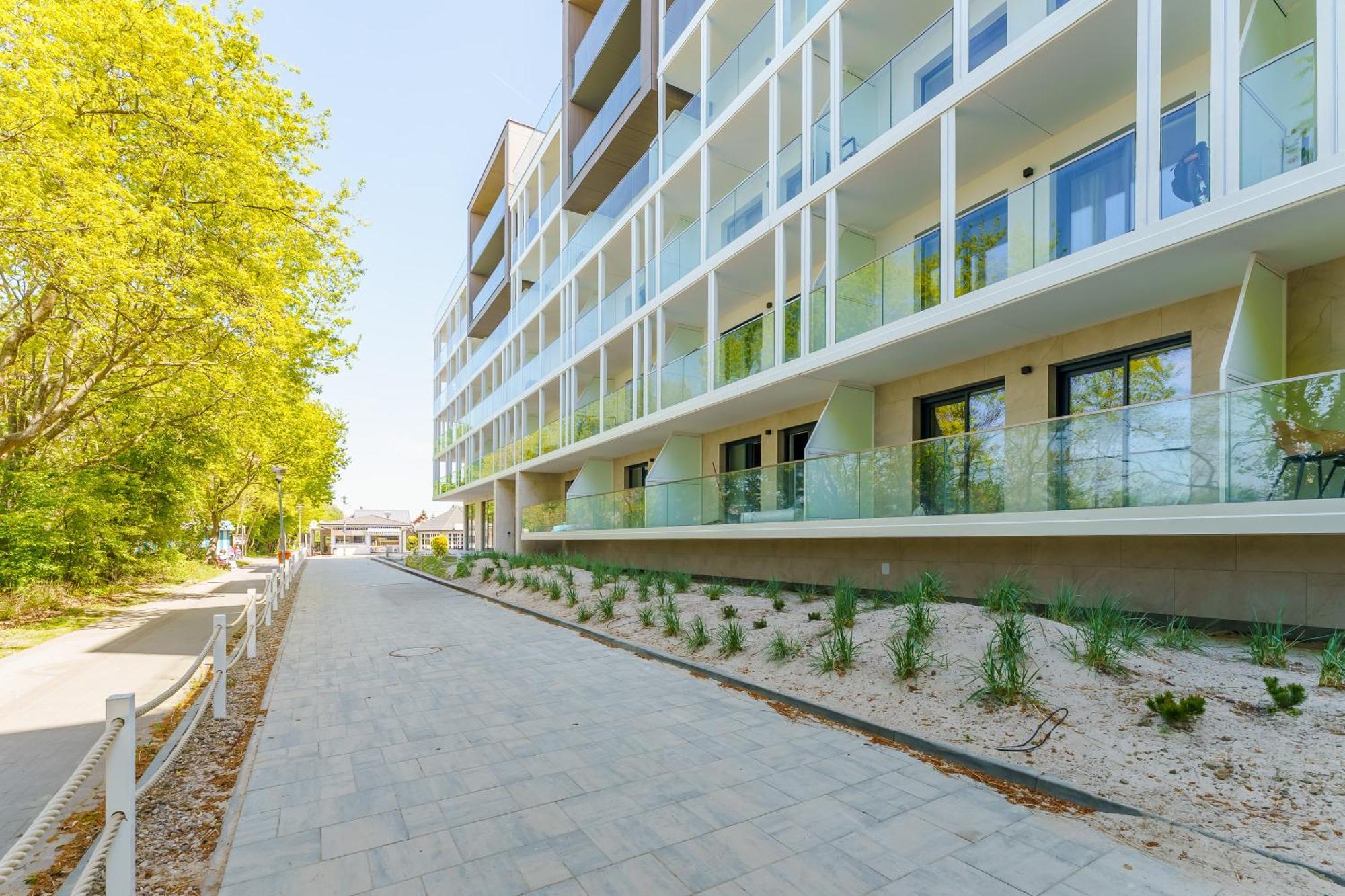 Apartament Z Widokiem Na Morze - Blekitna Perla By Perlowa Przystan Rent Сяноженти Екстериор снимка