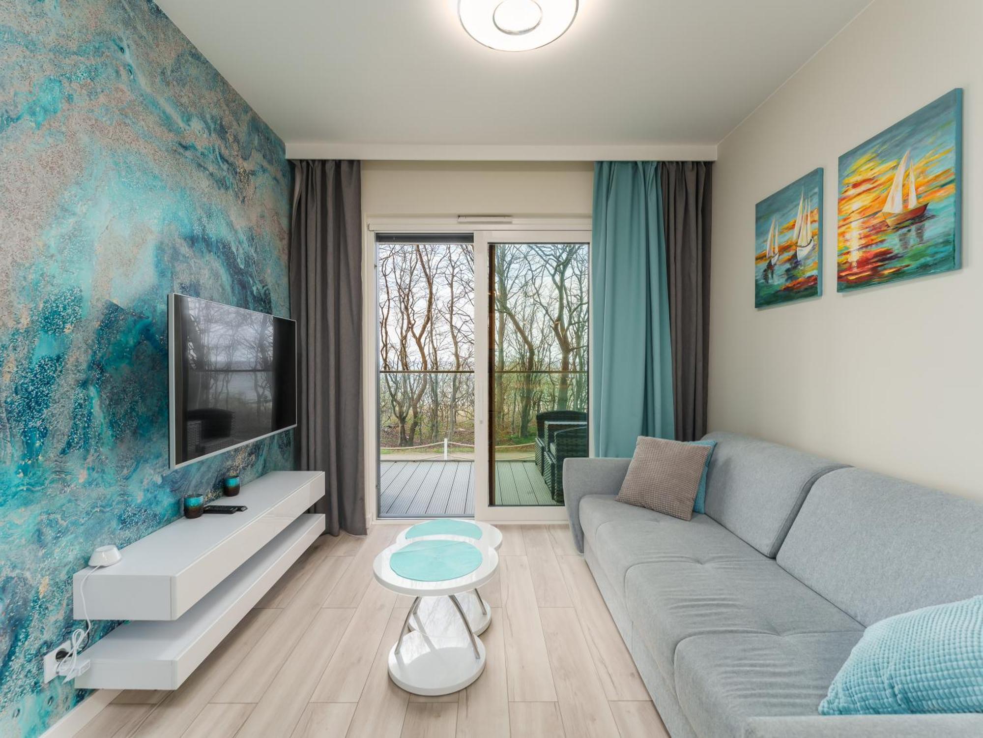 Apartament Z Widokiem Na Morze - Blekitna Perla By Perlowa Przystan Rent Сяноженти Екстериор снимка